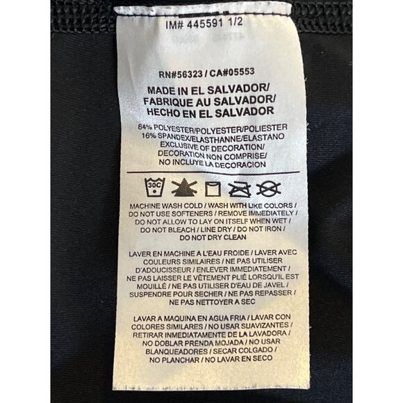 Nike Tank Top Women Activewear Workout Running Gym Yoga Black White Medium Pro - Picture 10 of 11